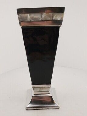 Julia Knight Sand Cast MOP Vase